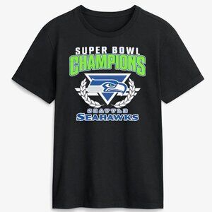 Seattle Seahawks 2026 Super Bowl LX Champions Logo T-Shirt